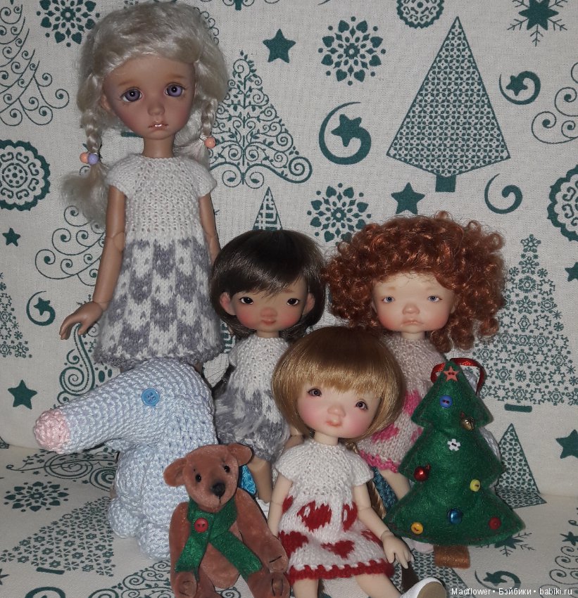 Пёстрые стайки — Коллекции кукол BJD (БЖД): фото витрин