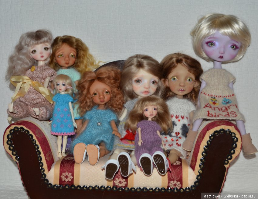 Пёстрые стайки — Коллекции кукол BJD (БЖД): фото витрин (фото 2)