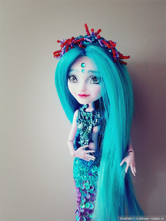 Грустная русалочка. ООАК ЭАХ (фото 4)