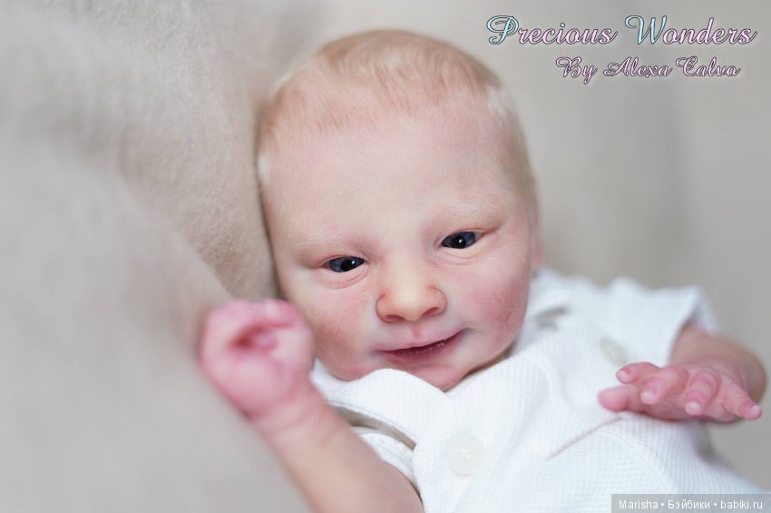 Реальборн Baby Joseph awake, автор прототипа Alexa Calvo Cabet