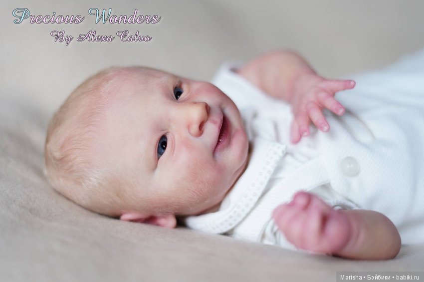 Реальборн Baby Joseph awake, автор прототипа Alexa Calvo Cabet