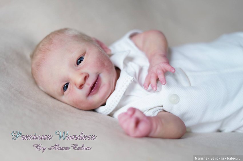 Реальборн Baby Joseph awake, автор прототипа Alexa Calvo Cabet