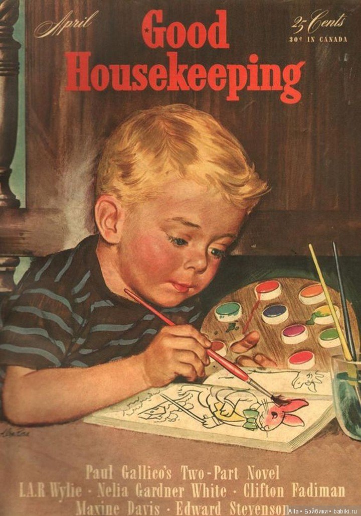 Обложки журнала "Хорошее домоводство" (Good Housekeeping) - 1930 - 40-е гг (фото 4)