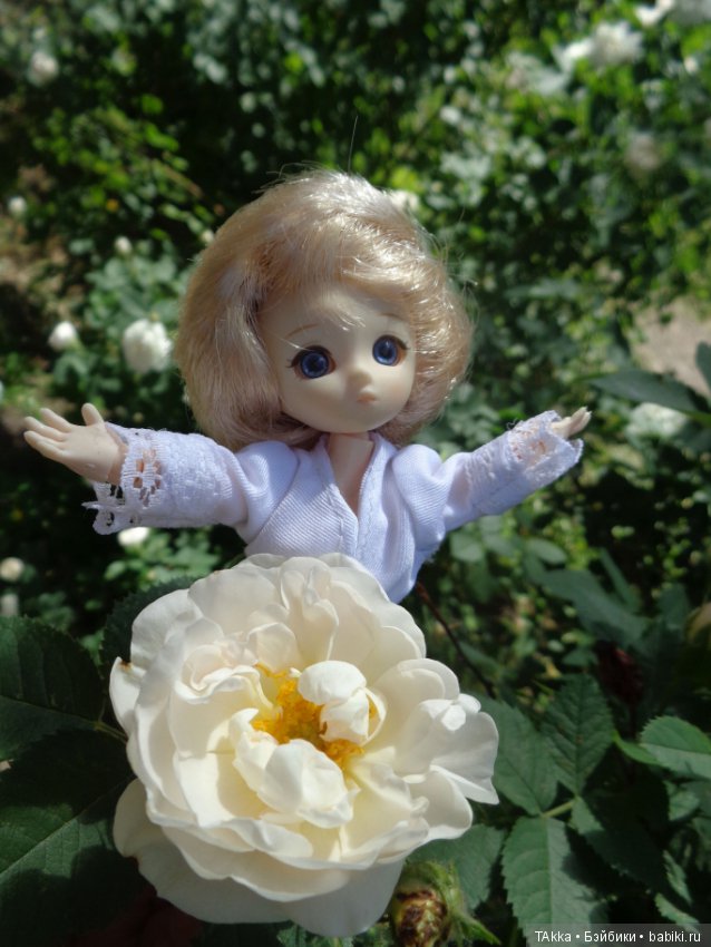 Рубашка с рукавами для obitsu 11см (фото 4)