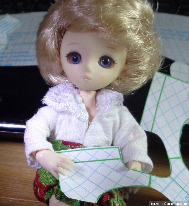 Рубашка с рукавами для obitsu 11см