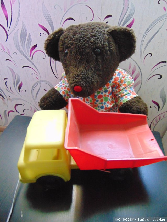 Мишка косолапый синий лоскуток