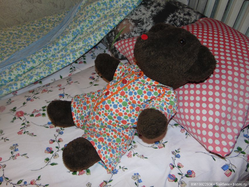 Мишка косолапый синий лоскуток (фото 10)