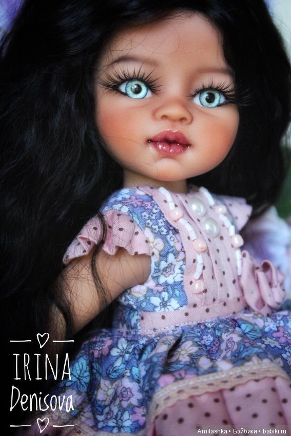 ООАК Карина — ООАК Paola Reina (Паола Рейна) и испанских кукол: перерисовка (фото 3)