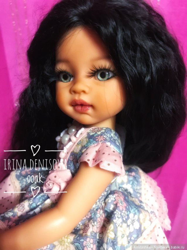 ООАК Карина — ООАК Paola Reina (Паола Рейна) и испанских кукол: перерисовка (фото 2)