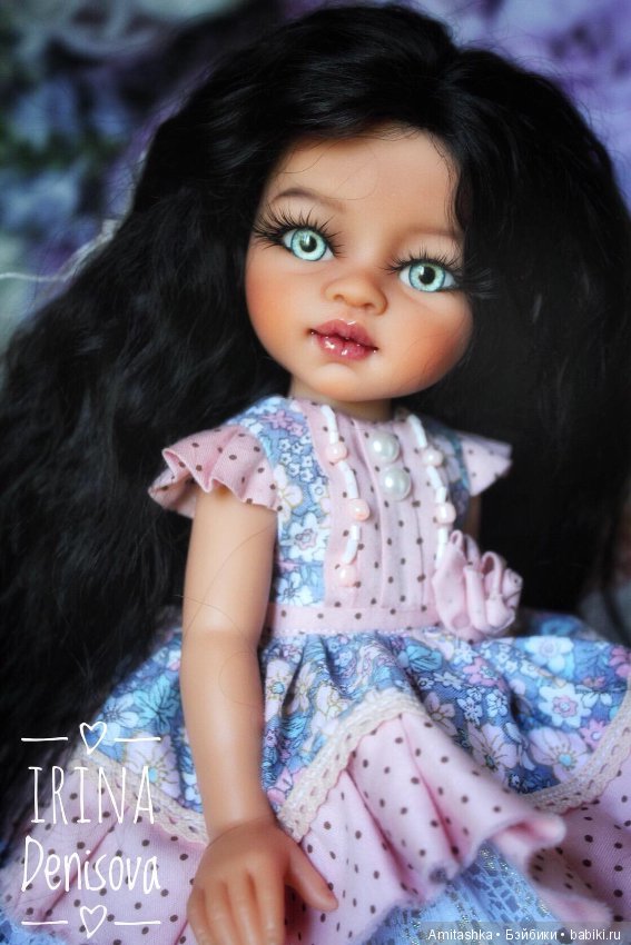 ООАК Карина — ООАК Paola Reina (Паола Рейна) и испанских кукол: перерисовка (фото 8)