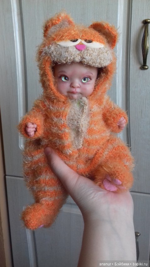 Гарфилд. Авторская кукла Кондрашовой Ирины