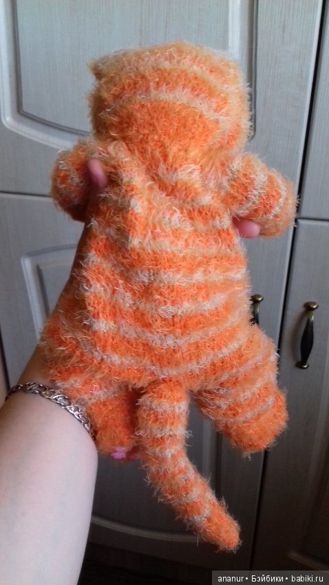 Гарфилд. Авторская кукла Кондрашовой Ирины