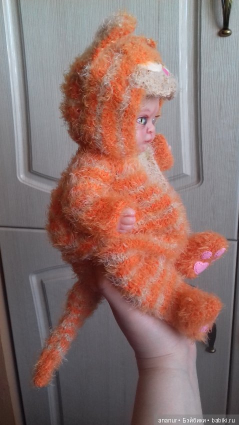 Гарфилд. Авторская кукла Кондрашовой Ирины