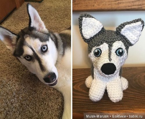 Вязаные копии домашних животных