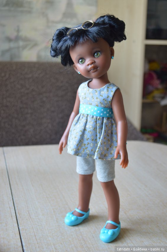 "Шоколадка" Мия — ООАК Paola Reina (Паола Рейна) и испанских кукол: перерисовка