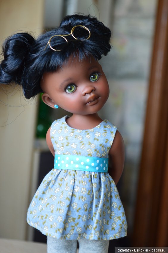 "Шоколадка" Мия — ООАК Paola Reina (Паола Рейна) и испанских кукол: перерисовка