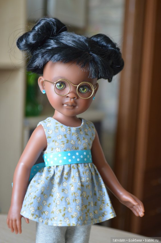 "Шоколадка" Мия — ООАК Paola Reina (Паола Рейна) и испанских кукол: перерисовка (фото 3)