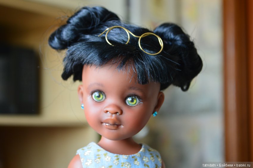 "Шоколадка" Мия — ООАК Paola Reina (Паола Рейна) и испанских кукол: перерисовка