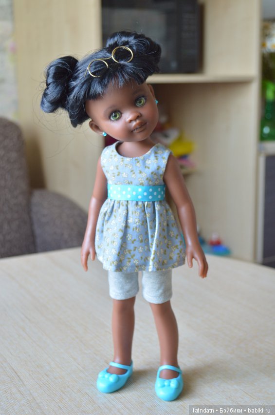 "Шоколадка" Мия — ООАК Paola Reina (Паола Рейна) и испанских кукол: перерисовка