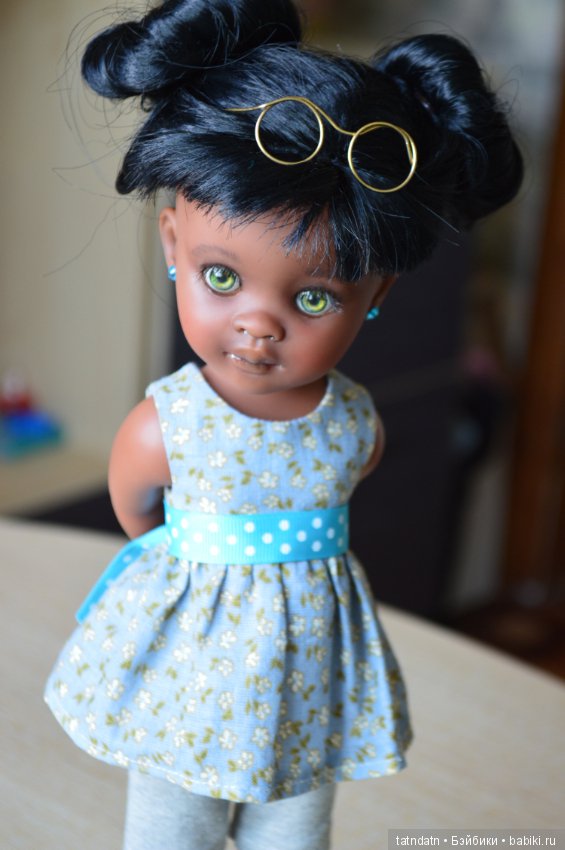 "Шоколадка" Мия — ООАК Paola Reina (Паола Рейна) и испанских кукол: перерисовка