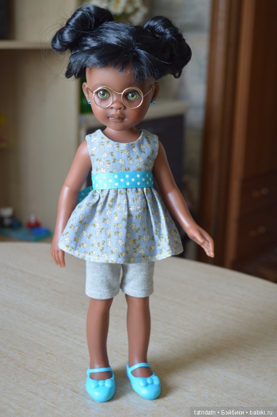 "Шоколадка" Мия — ООАК Paola Reina (Паола Рейна) и испанских кукол: перерисовка