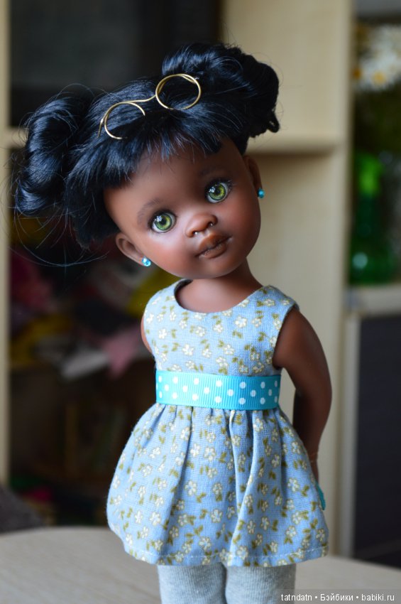 "Шоколадка" Мия — ООАК Paola Reina (Паола Рейна) и испанских кукол: перерисовка