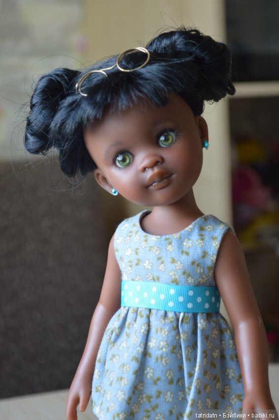 "Шоколадка" Мия — ООАК Paola Reina (Паола Рейна) и испанских кукол: перерисовка