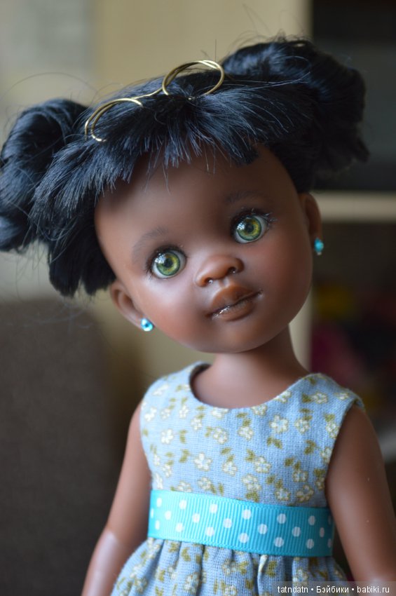 "Шоколадка" Мия — ООАК Paola Reina (Паола Рейна) и испанских кукол: перерисовка