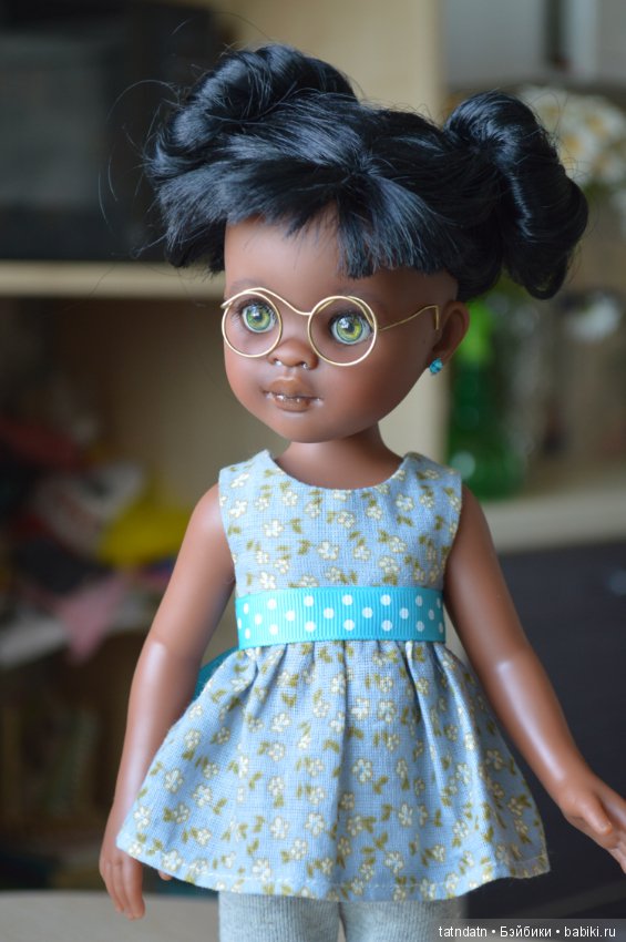 "Шоколадка" Мия — ООАК Paola Reina (Паола Рейна) и испанских кукол: перерисовка (фото 6)