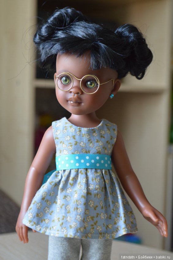 "Шоколадка" Мия — ООАК Paola Reina (Паола Рейна) и испанских кукол: перерисовка (фото 4)