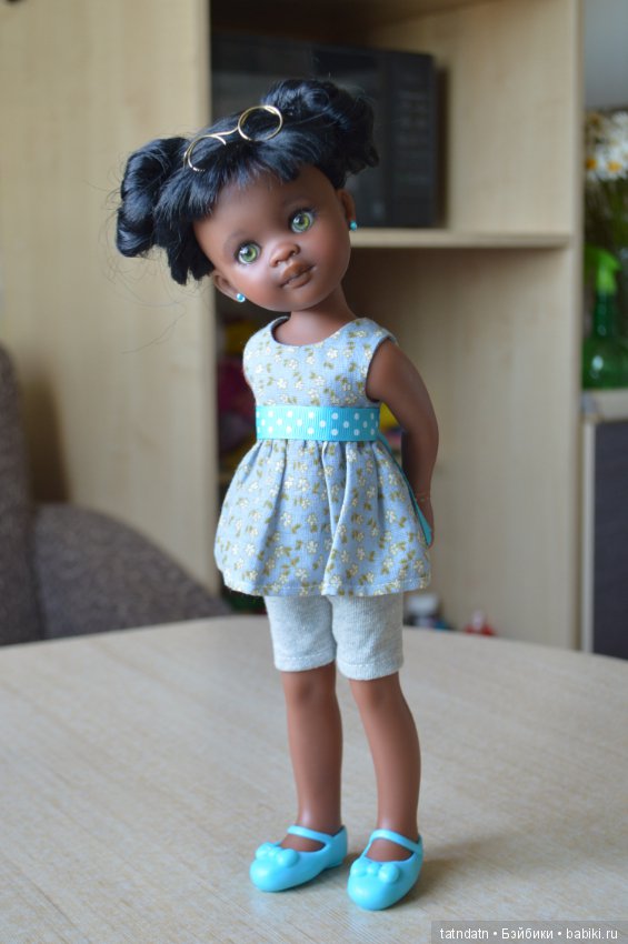 "Шоколадка" Мия — ООАК Paola Reina (Паола Рейна) и испанских кукол: перерисовка