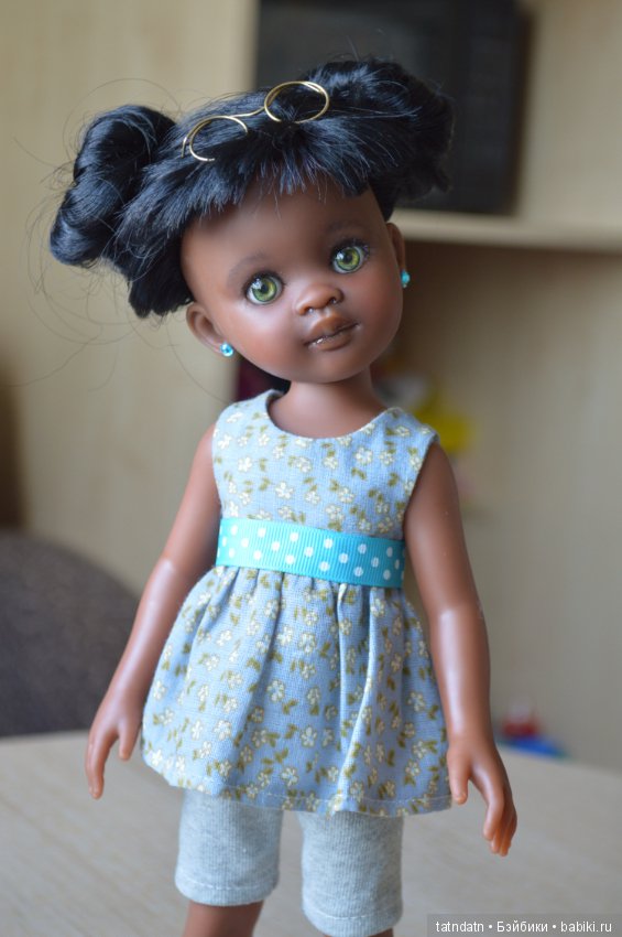 "Шоколадка" Мия — ООАК Paola Reina (Паола Рейна) и испанских кукол: перерисовка