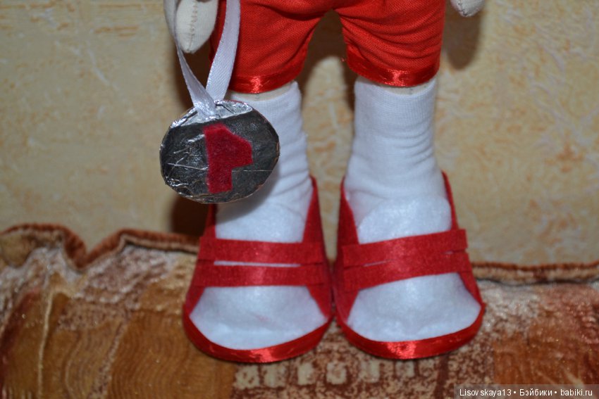 Волейболистка — Авторские текстильные куклы: Вальдорфские (фото 5)