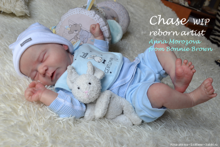 Процесс рождения малыша Chase от Бонни Браун.Кукла реборн Анны Морозовой (фото 9)