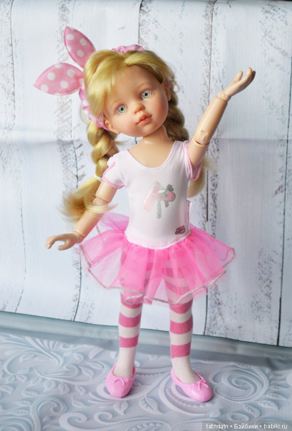 Асенька- розовая зайка — ООАК Paola Reina (Паола Рейна) и испанских кукол: перерисовка