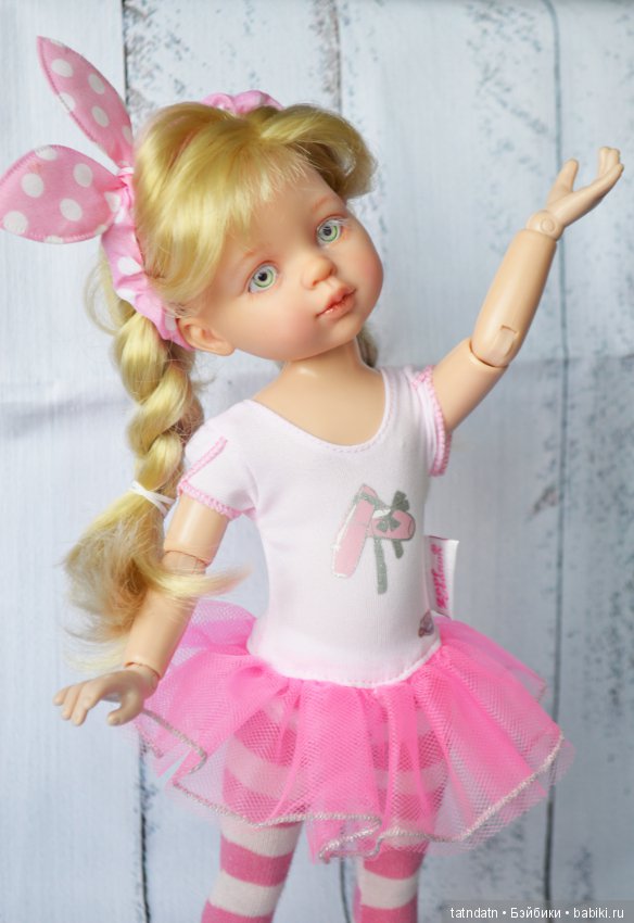 Асенька- розовая зайка — ООАК Paola Reina (Паола Рейна) и испанских кукол: перерисовка (фото 2)