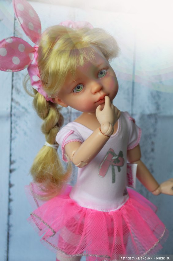 Асенька- розовая зайка — ООАК Paola Reina (Паола Рейна) и испанских кукол: перерисовка