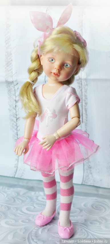 Асенька- розовая зайка — ООАК Paola Reina (Паола Рейна) и испанских кукол: перерисовка