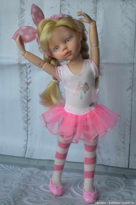 Асенька- розовая зайка — ООАК Paola Reina (Паола Рейна) и испанских кукол: перерисовка