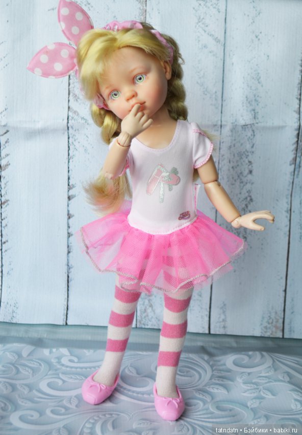 Асенька- розовая зайка — ООАК Paola Reina (Паола Рейна) и испанских кукол: перерисовка