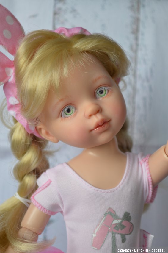 Асенька- розовая зайка — ООАК Paola Reina (Паола Рейна) и испанских кукол: перерисовка (фото 4)