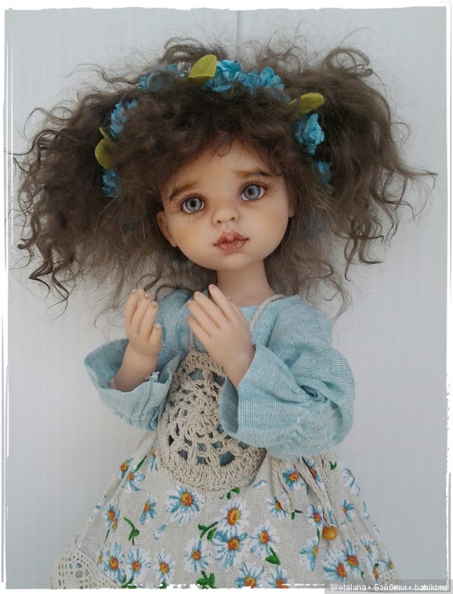 Маленькая садовница. ООАК куклы Паола Рейна