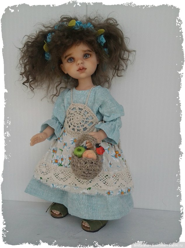 Маленькая садовница. ООАК куклы Паола Рейна (фото 2)