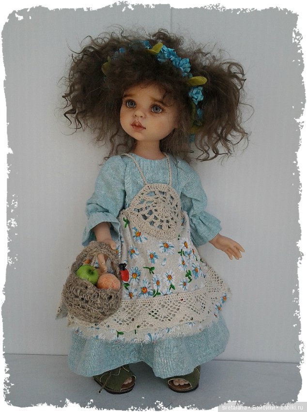 Маленькая садовница. ООАК куклы Паола Рейна