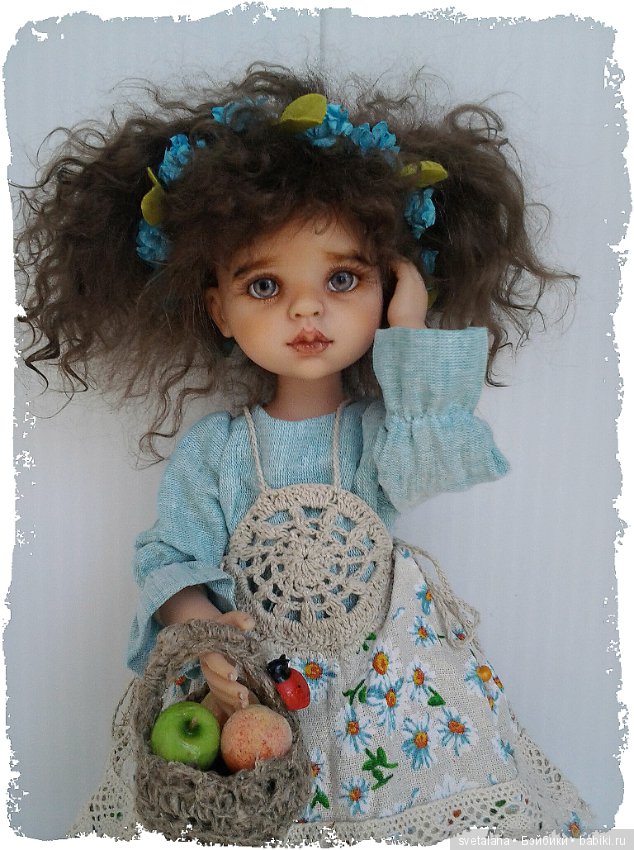 Маленькая садовница. ООАК куклы Паола Рейна (фото 9)