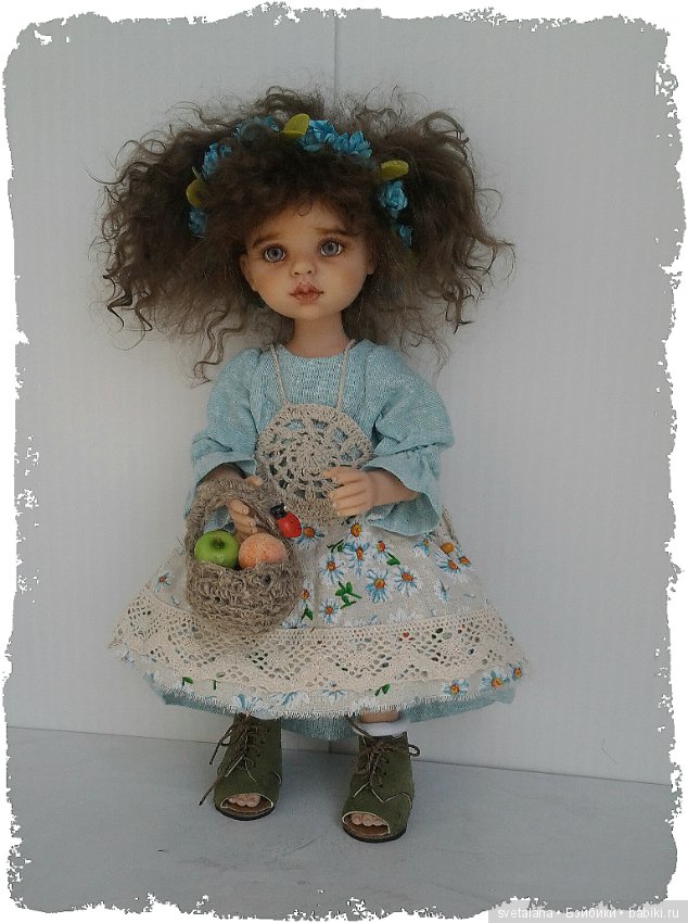 Маленькая садовница. ООАК куклы Паола Рейна