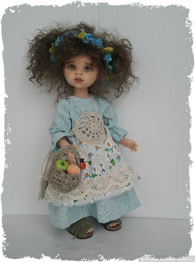 Маленькая садовница. ООАК куклы Паола Рейна (фото 3)