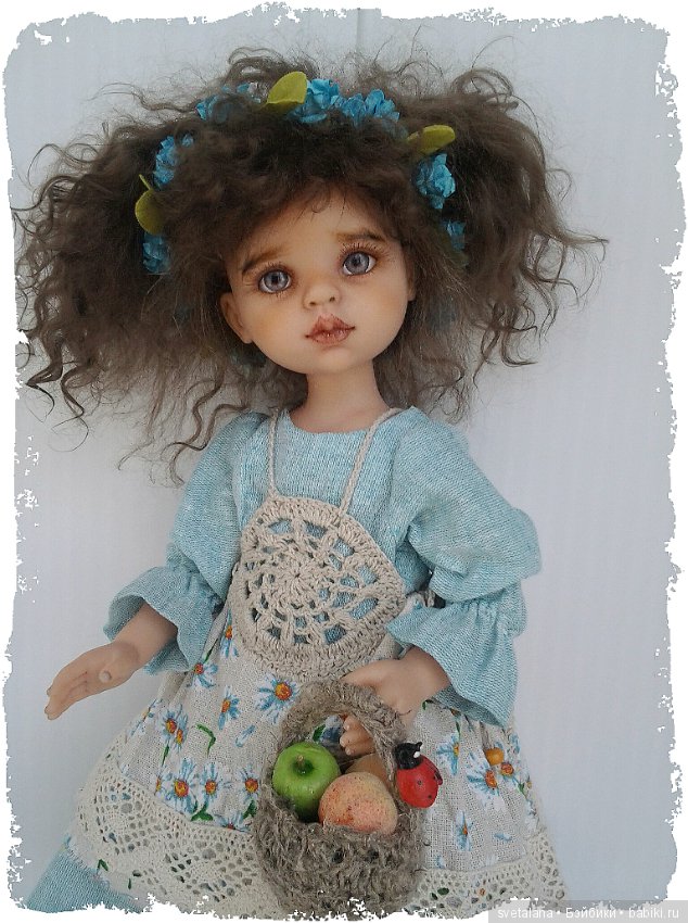 Маленькая садовница. ООАК куклы Паола Рейна