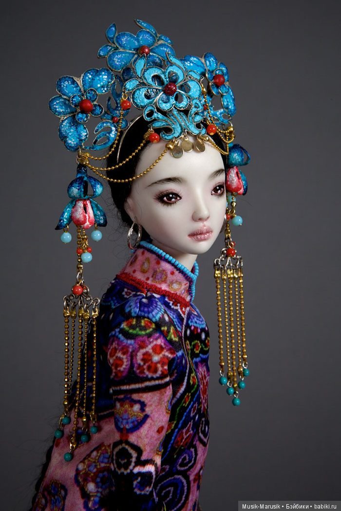 Фарфоровые куклы ручной работы от российского дизайнера (фото 2)