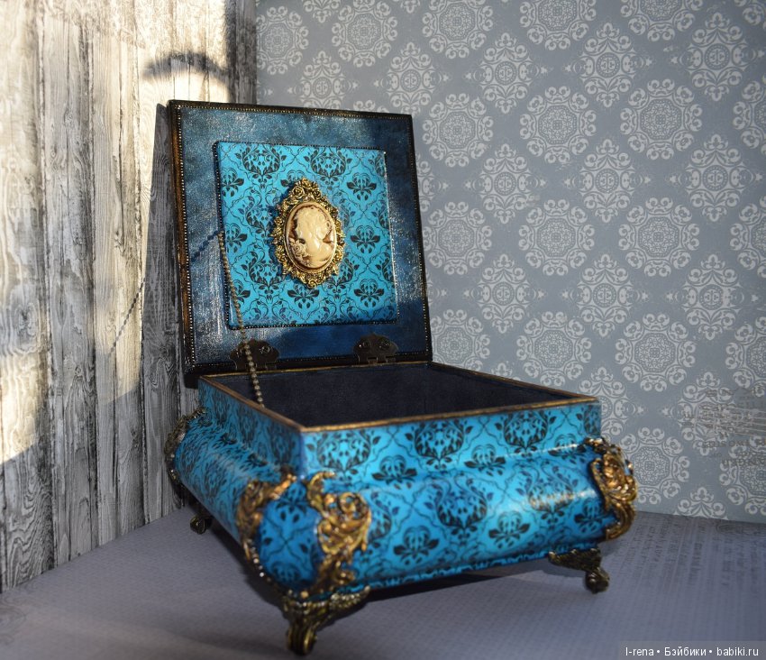 Шикарная шкатулка ручной работы